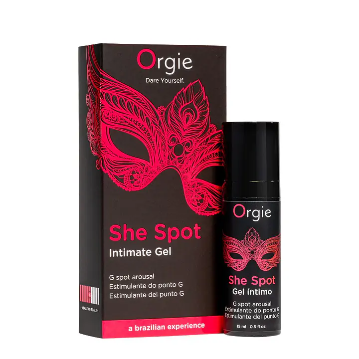 Гель для стимуляції точки G Orgie She Spot Intimate Gel, 15 мл, тепло-холод, ефект вібрації - Master