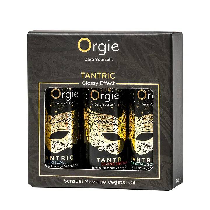 Набір олій для тантричного масажу Orgie – Tantric Mini Size Collection (3х30 мл), зволоження - Master
