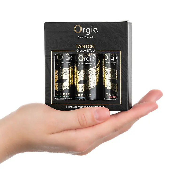 Набір олій для тантричного масажу Orgie – Tantric Mini Size Collection (3х30 мл), зволоження - Master