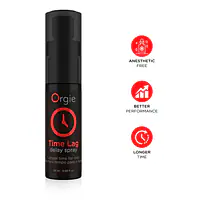 Спрей-пролонгатор Orgie Time Lag Delay Spray, 25 мл, без анестетиків, з пантенолом - Master