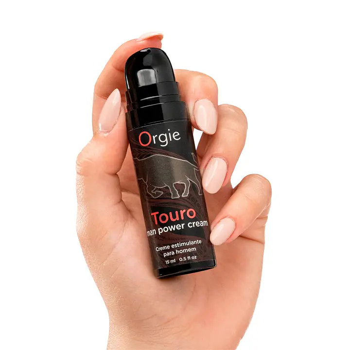 Крем для посилення ерекції Orgie Touro Power Cream, 15 мл, з таурином, гінкго та коренем женьшеню - Master