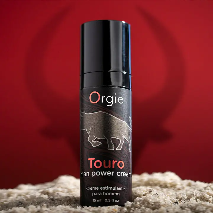 Крем для посилення ерекції Orgie Touro Power Cream, 15 мл, з таурином, гінкго та коренем женьшеню - Master