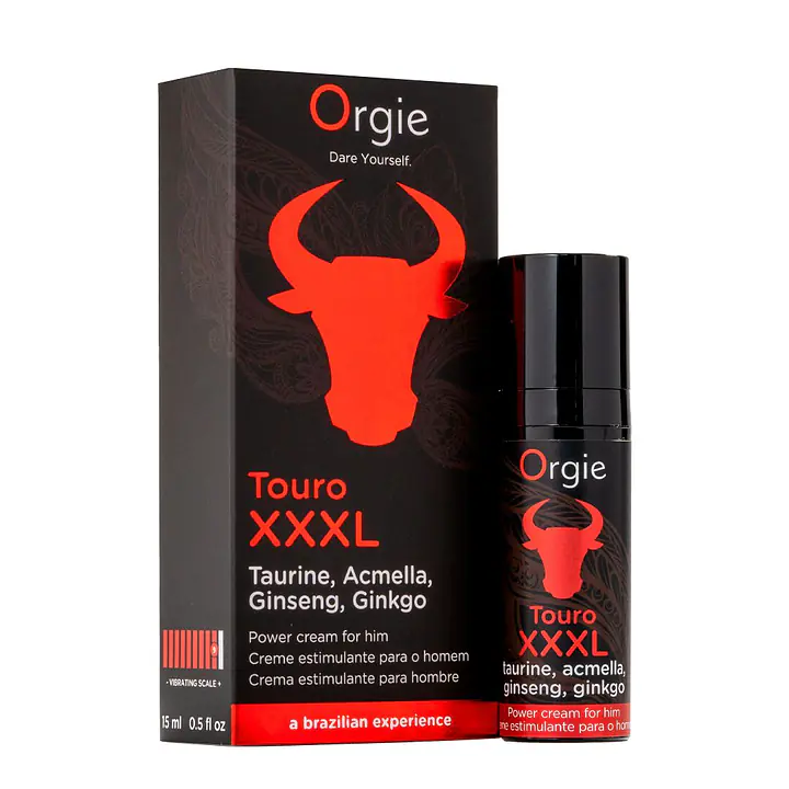 Крем для посилення ерекції Orgie Touro XXXL Power Cream, 15 мл, з ефектом вібрації - Master