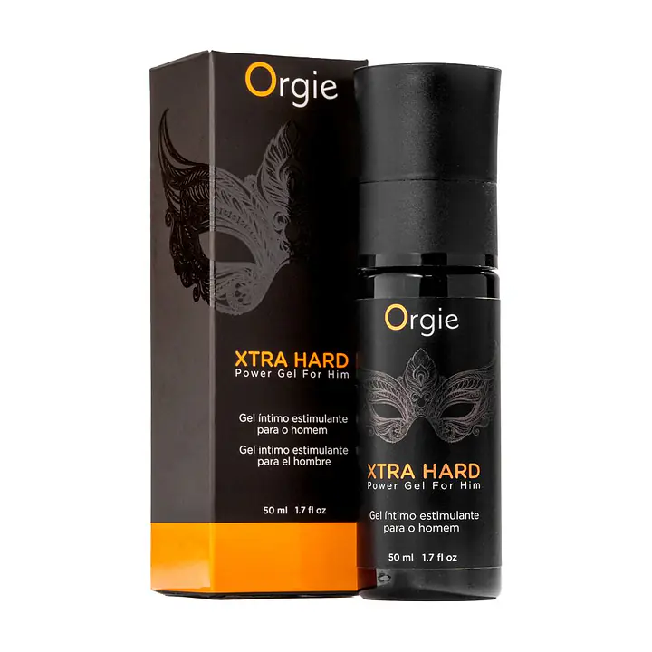 Гель для стимуляції члена Orgie Xtra Hard Power Gel For Him, 50 мл, розігріває, посилює ерекцію - Master