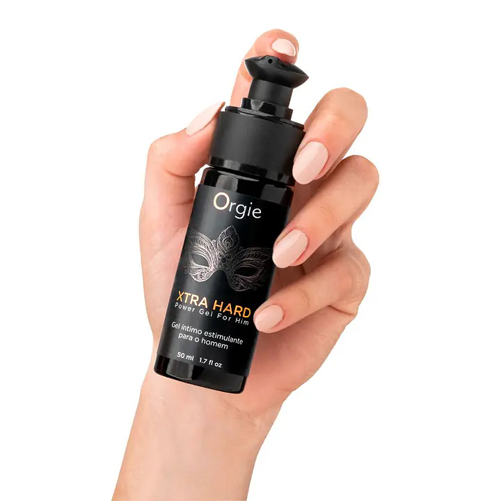 Гель для стимуляції члена Orgie Xtra Hard Power Gel For Him, 50 мл, розігріває, посилює ерекцію - Master