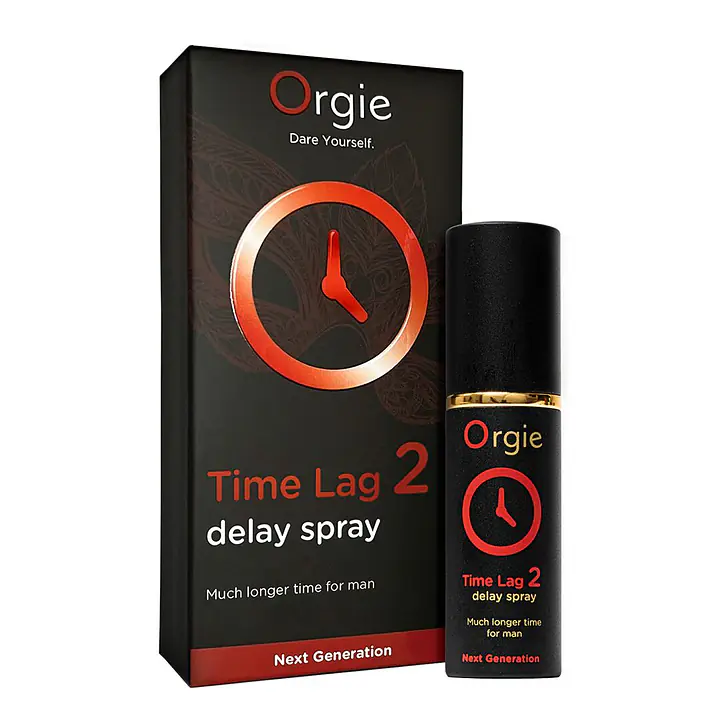 Спрей-пролонгатор Orgie Time Lag 2 Delay Spray, 10 мл, без анестетиків, з екстрактом даміани - Master