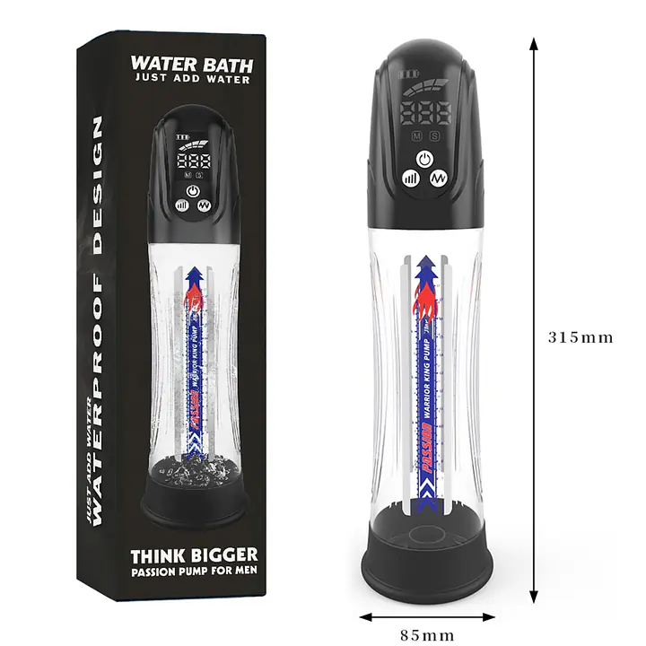Автоматична гідропомпа 2в1 (вода/повітря) Water Bath з LED-дисплеєм, 2 режими - Master