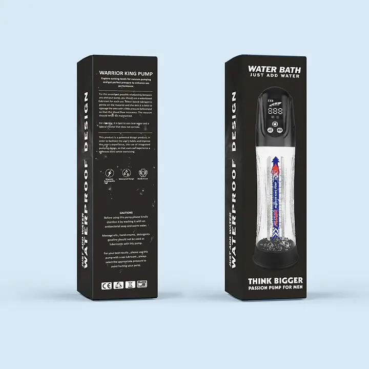 Автоматична гідропомпа 2в1 (вода/повітря) Water Bath з LED-дисплеєм, 2 режими - Master
