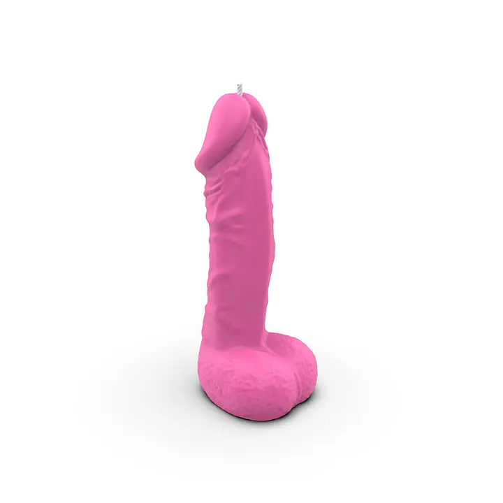 Свічка у вигляді члена Pure Bliss MINI Pink 15 см - Master