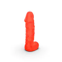 Свічка у вигляді члена Pure Bliss MINI Orange 15 см - Master