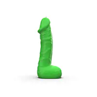 Свічка у вигляді члена Pure Bliss MINI Green 15 см - Master