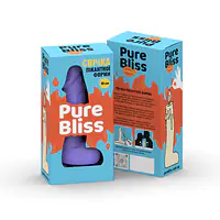 Свічка у вигляді члена Pure Bliss MINI Violet 15 см - Master