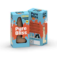Свічка у вигляді члена Pure Bliss BIG Brown 18 см - Master