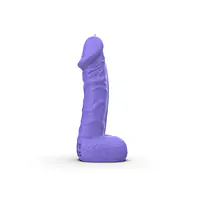 Свічка у вигляді члена Pure Bliss BIG Violet 18 см - Master