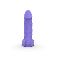 Свічка у вигляді члена Pure Bliss BIG Violet 18 см - Master