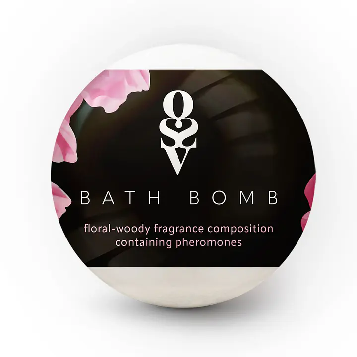 Бомбочка для ванни з феромонами Obsessive Bath bomb Floral - Woody (100 г) - Master