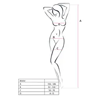 Бодістокінг Passion BS032 red, комбінезон, топ і велика сітка - Master
