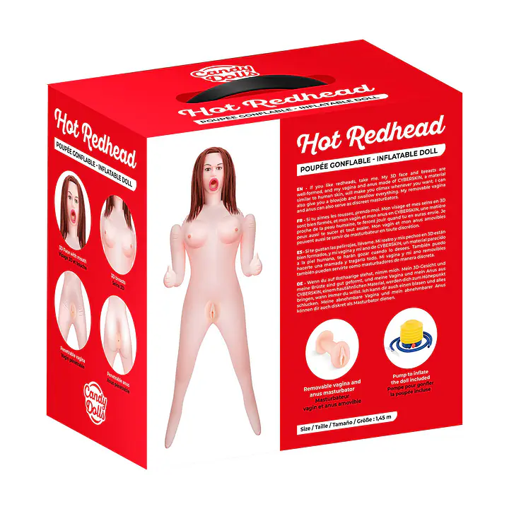 Надувна лялька Candy Dolls Hot Redhead - Master
