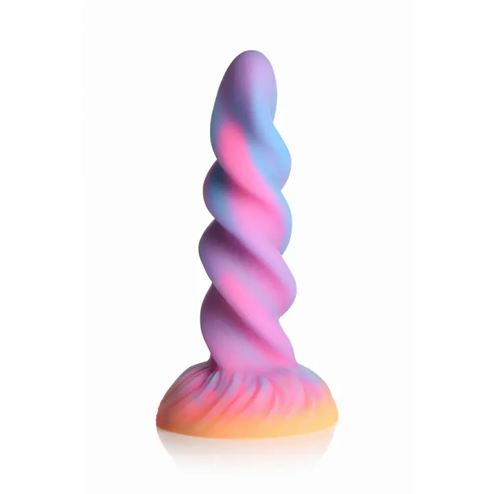 Фентезійний фалоімітатор Creature Cocks Glow-in-the-Dark Unicorn Dildo - Master
