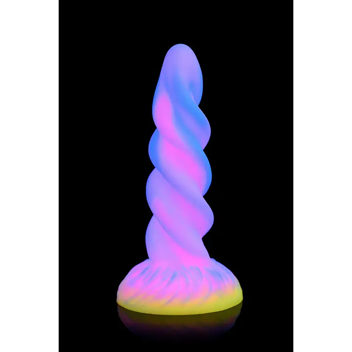Фентезійний фалоімітатор Creature Cocks Glow-in-the-Dark Unicorn Dildo - Master