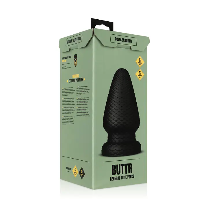 Анальна пробка BUTTR - Cold Blooded Scaled Butt Plug - Master