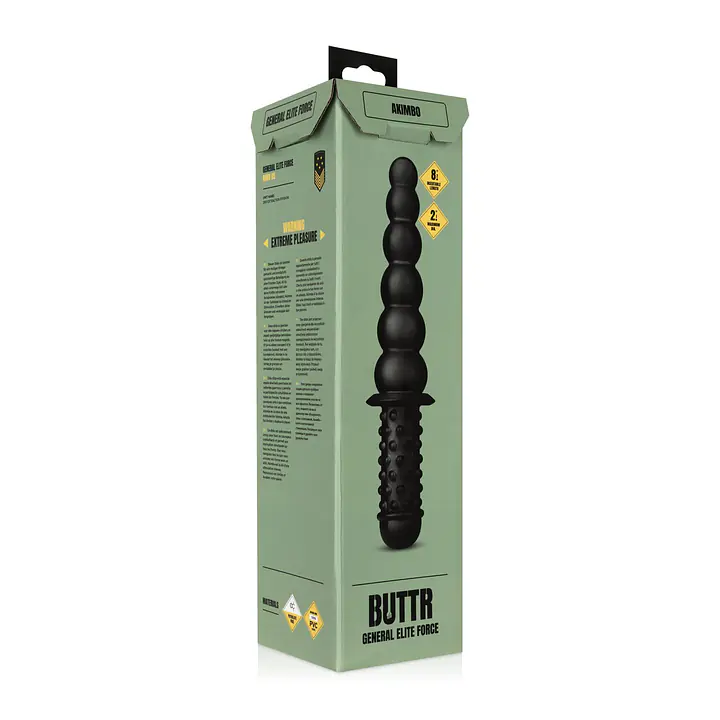 Анальний ланцюжок BUTTR - Akimbo Double Sided Anal Dildo - Master