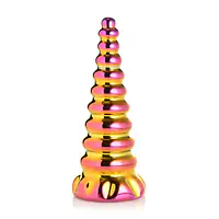 Фентезійний фалоімітатор Creature Cocks Twilight Rainbow Glass Dildo - Master