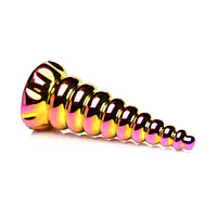 Фентезійний фалоімітатор Creature Cocks Twilight Rainbow Glass Dildo - Master