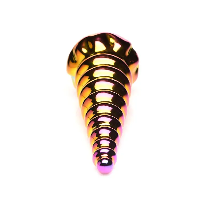 Фентезійний фалоімітатор Creature Cocks Twilight Rainbow Glass Dildo - Master
