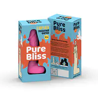 Свічка у вигляді члена Pure Bliss BIG Pink 18 см - Master