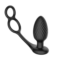 Анальна вібропробка Nexus Tornado Cock and Ball Ring - Master