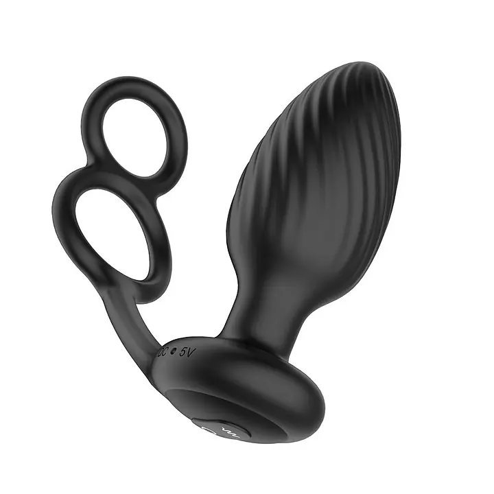 Анальна вібропробка Nexus Tornado Cock and Ball Ring - Master