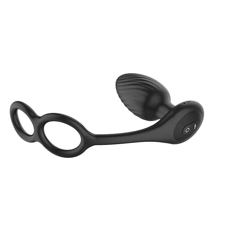 Анальна вібропробка Nexus Tornado Cock and Ball Ring - Master