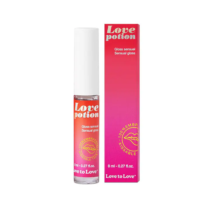 Стимулювальний блиск для губ Love To Love Love Potion - Gloss Sensuel 8 мл - Master
