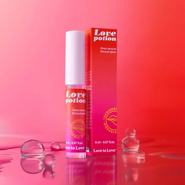 Стимулювальний блиск для губ Love To Love Love Potion - Gloss Sensuel 8 мл - Master
