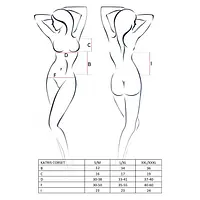 Корсет з пажами Passion KATRISS CORSET L/XL, black, трусики, шнурівка - Master