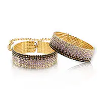 Лакшері наручники-браслети з кристалами Rianne S: Diamond Cuffs, подарункове паковання - Master