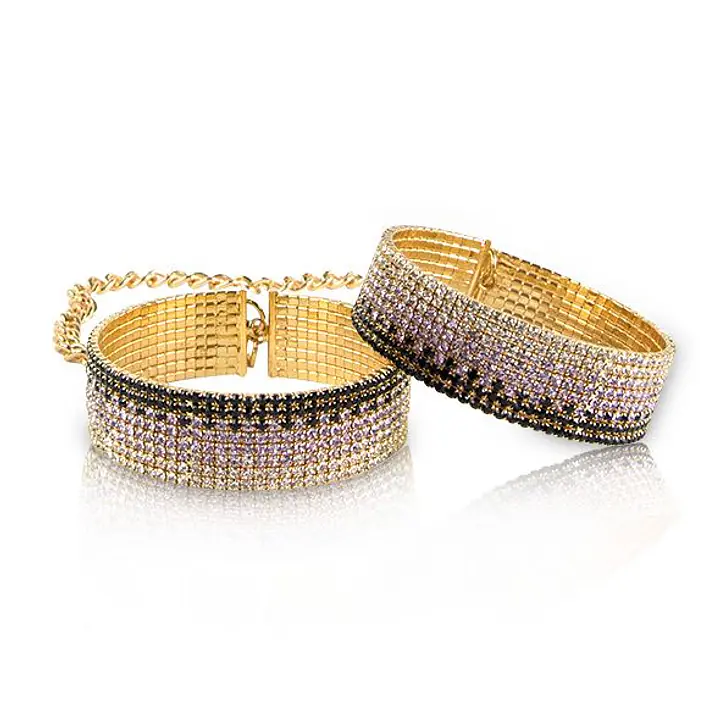 Лакшері наручники-браслети з кристалами Rianne S: Diamond Cuffs, подарункове паковання - Master