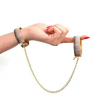 Лакшері наручники-браслети з кристалами Rianne S: Diamond Cuffs, подарункове паковання - Master