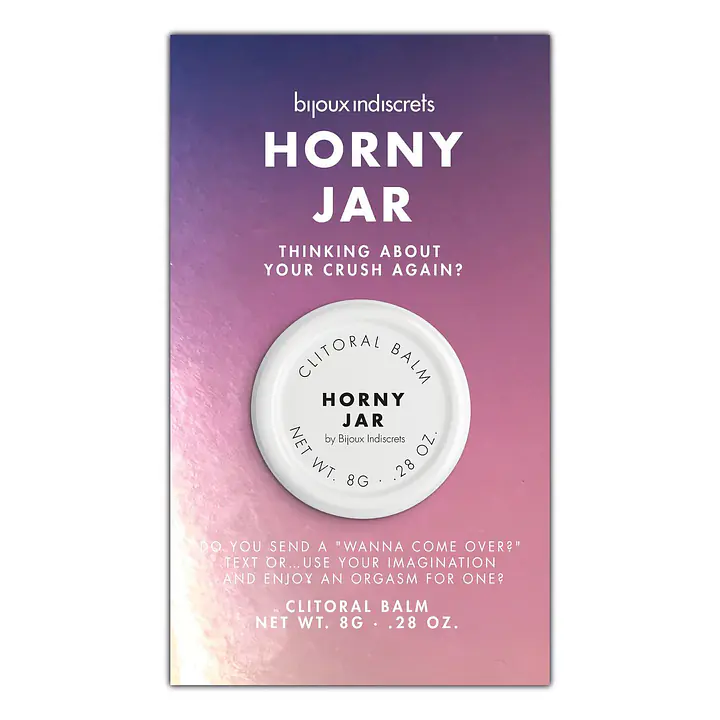 Бальзам для клітора Bijoux Indiscrets Horny Jar (Тремти від задоволення), розігрівальний - Master