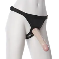 Трусики зі страпоном Doc Johnson Vac-U-Lock 8 Inch Classic Dong Ultra Harness, ПВХ, діаметр 3,8см - Master
