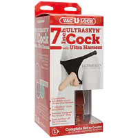 Трусики зі страпоном Doc Johnson Vac-U-Lock 7 Inch ULTRASKYN Ultra Harness, діаметр 4,3 см - Master
