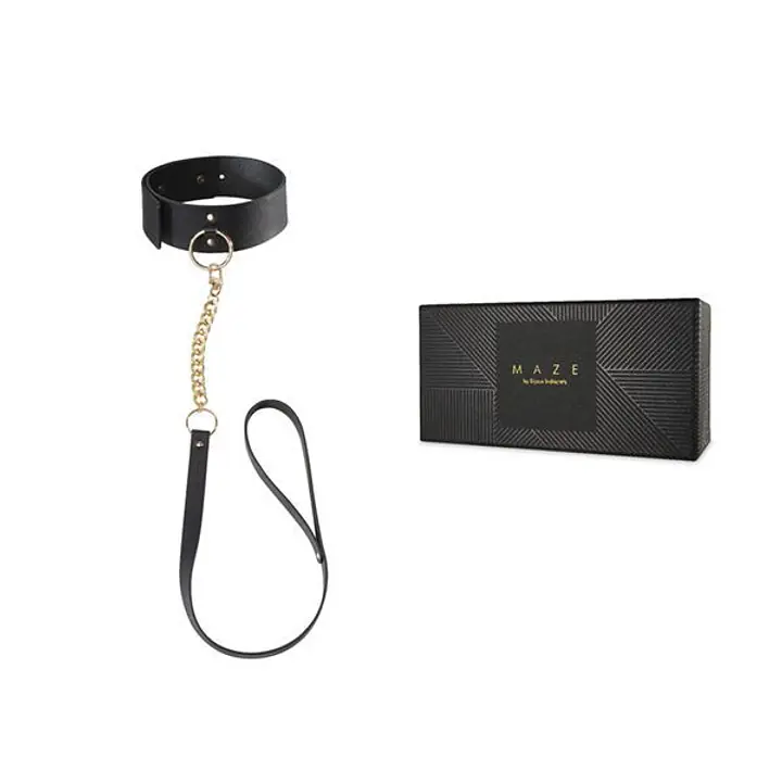 Чокер Bijoux Indiscrets MAZE – Wide Chocker Black - Master