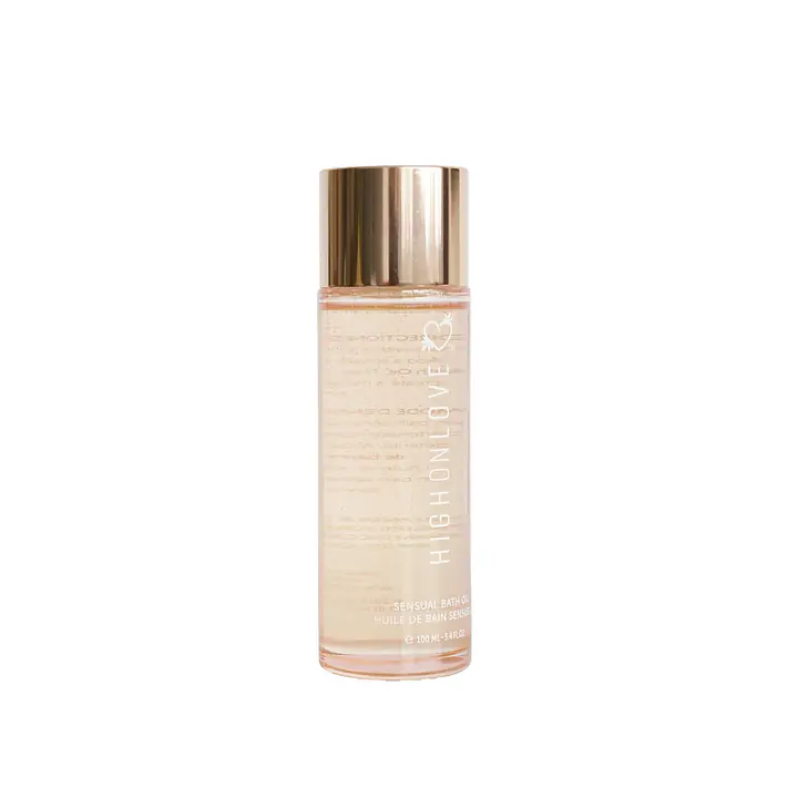 Преміальна олія для ванн HighOnLove Bath Oil - Lavender Honeybee (100 мл) з маслом насіння конопель - Master