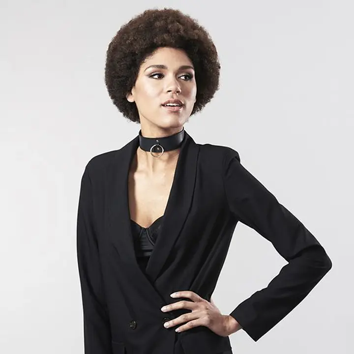 Чокер Bijoux Indiscrets MAZE – Wide Chocker Black - Master