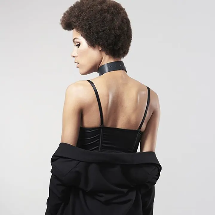 Чокер Bijoux Indiscrets MAZE – Wide Chocker Black - Master