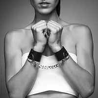 Наручники Bijoux Indiscrets MAZE — Wide Cuffs Black - Master