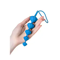 Набір анальних бус Satisfyer Beads Colored, силікон , макс. діаметр 3,3 см і 3,5 см - Master