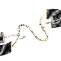 Наручники Bijoux Indiscrets Desir Metallique Handcuffs - Black, металеві, стильні браслети - Master