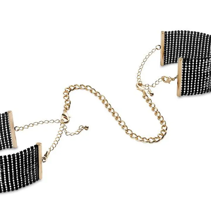 Наручники Bijoux Indiscrets Desir Metallique Handcuffs - Black, металеві, стильні браслети - Master